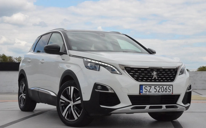 Peugeot 3008 cena 71900 przebieg: 99000, rok produkcji 2017 z Zabrze małe 781